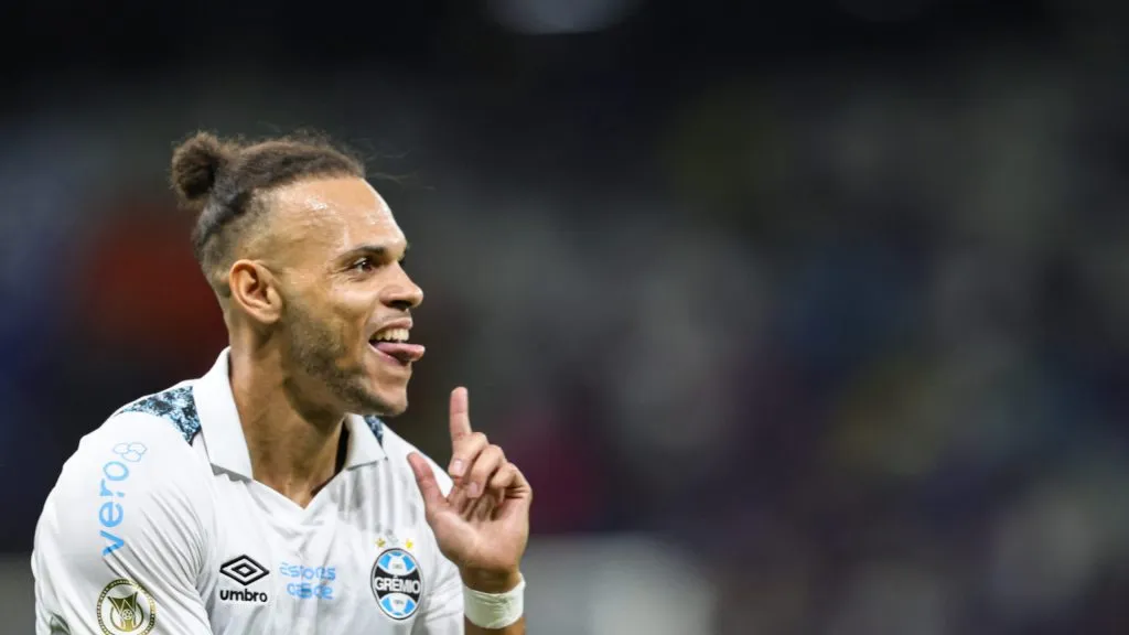 Braithwaite, jogador do Grêmio. Foto: Gilson Lobo/AGIF.