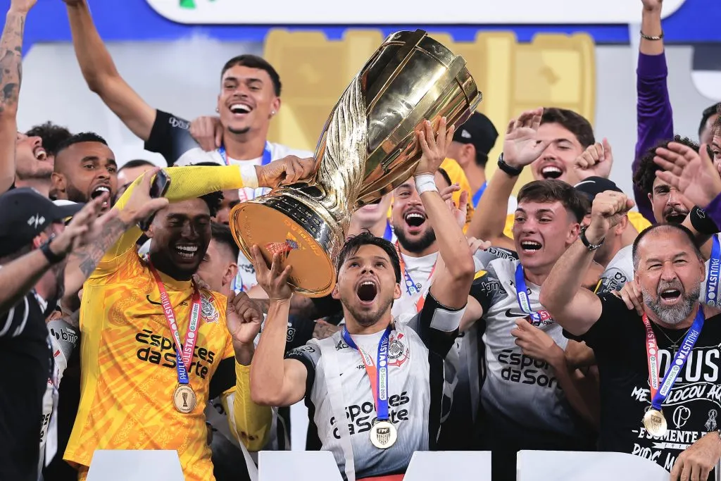 Corinthians venceu a final do Paulistão diante do Palmeiras - Foto: Ettore Chiereguini/AGIF