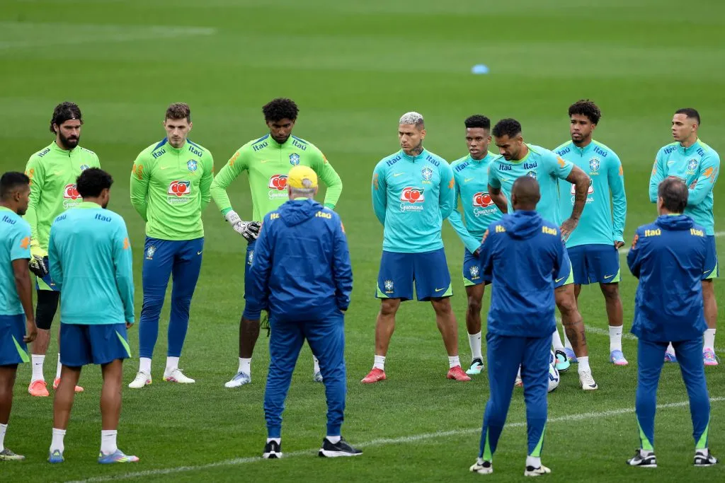Treino da Seleção Brasileira, em julho. Foto: Marlon Costa/AGIF