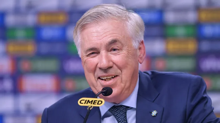 Carlo Ancelotti, técnico da Seleção Brasileira. Foto: Thiago Ribeiro/AGIF.