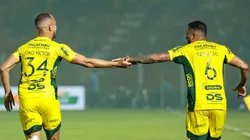 Artilheiros do Mirassol, Reinaldo e João Victor comemoram goleada sobre o Bahia pelo Brasileirão 2025