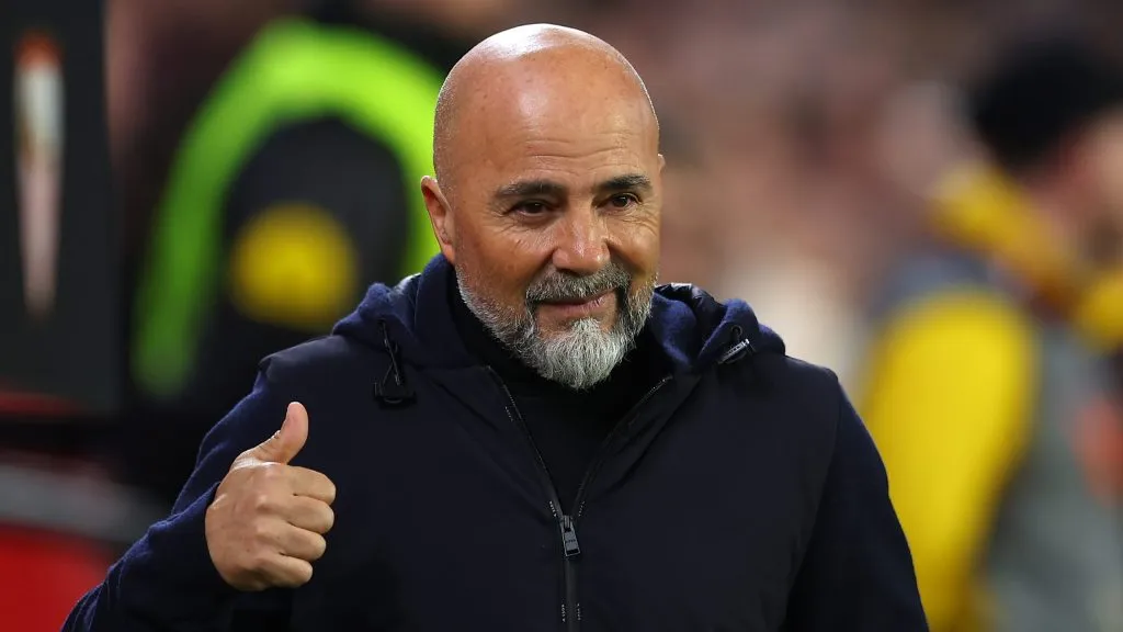 Jorge Sampaoli se aproxima de ser o novo técnico do Atlético-MG. (Photo by Fran Santiago/Getty Images)