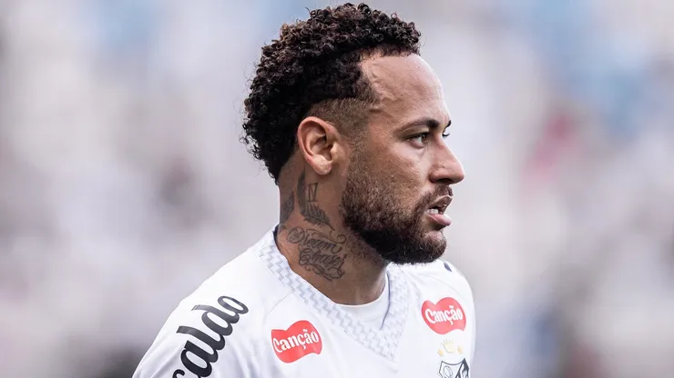 Neymar, na partida contra o Fluminense na Vila Belmiro (Raul Baretta/ Santos FC)