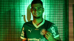 Apresentação de Andreas Pereira, novo atleta da SE Palmeiras, na Academia de Futebol, em São Paulo-SP. (Foto: Fabio Menotti/Palmeiras/by Canon)