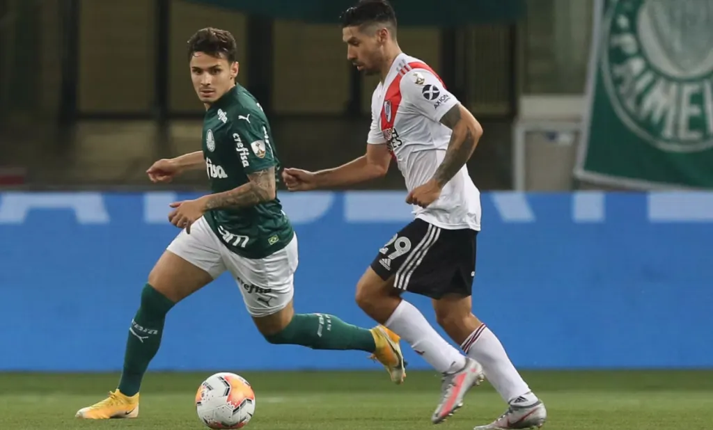 Palmeiras x River Plate fizeram uma emocionante semifinal de Libertadores em 2020 – Foto: César Greco