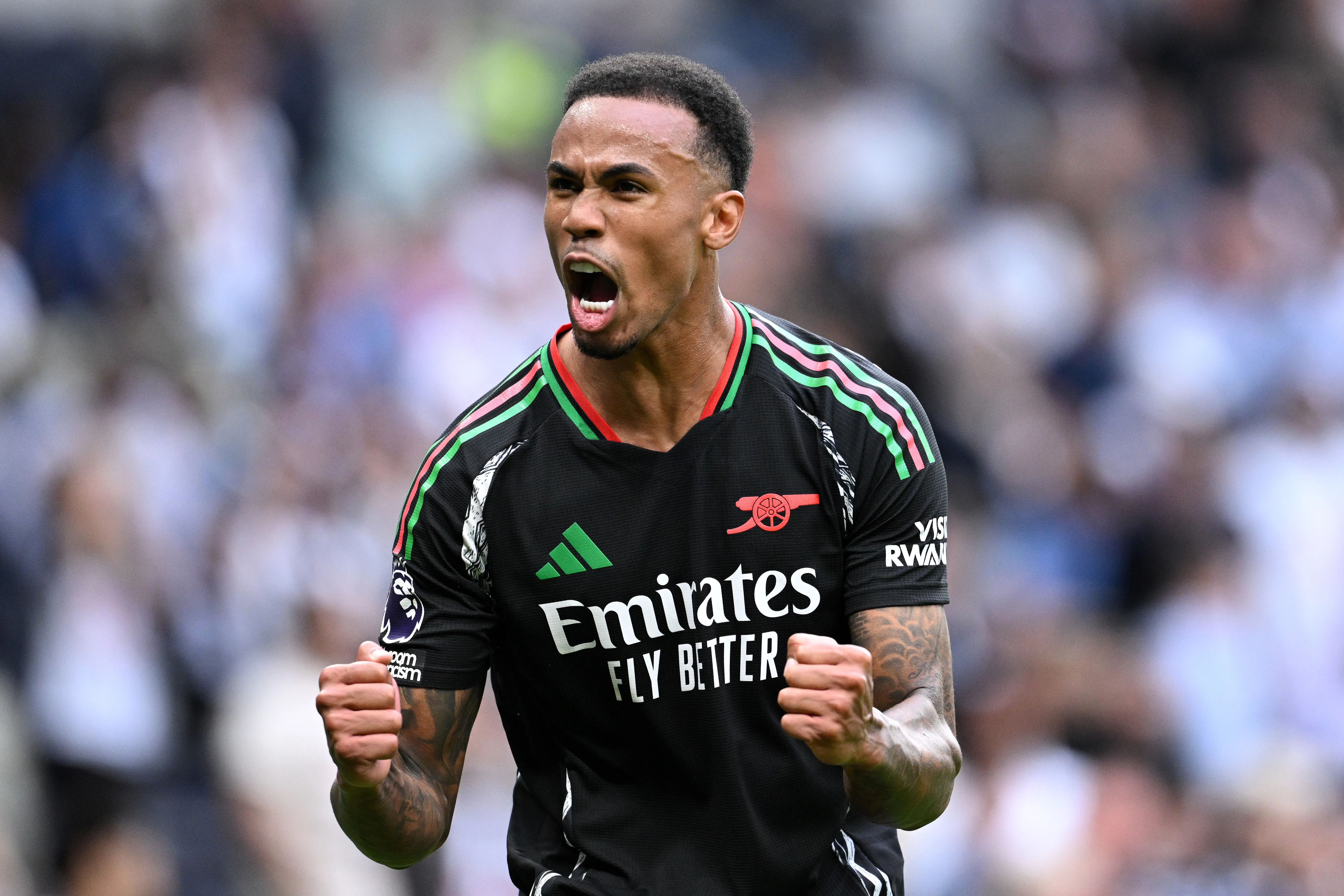 Gabriel Magalhães atua no Arsenal. Foto: Justin Setterfield/Getty Images