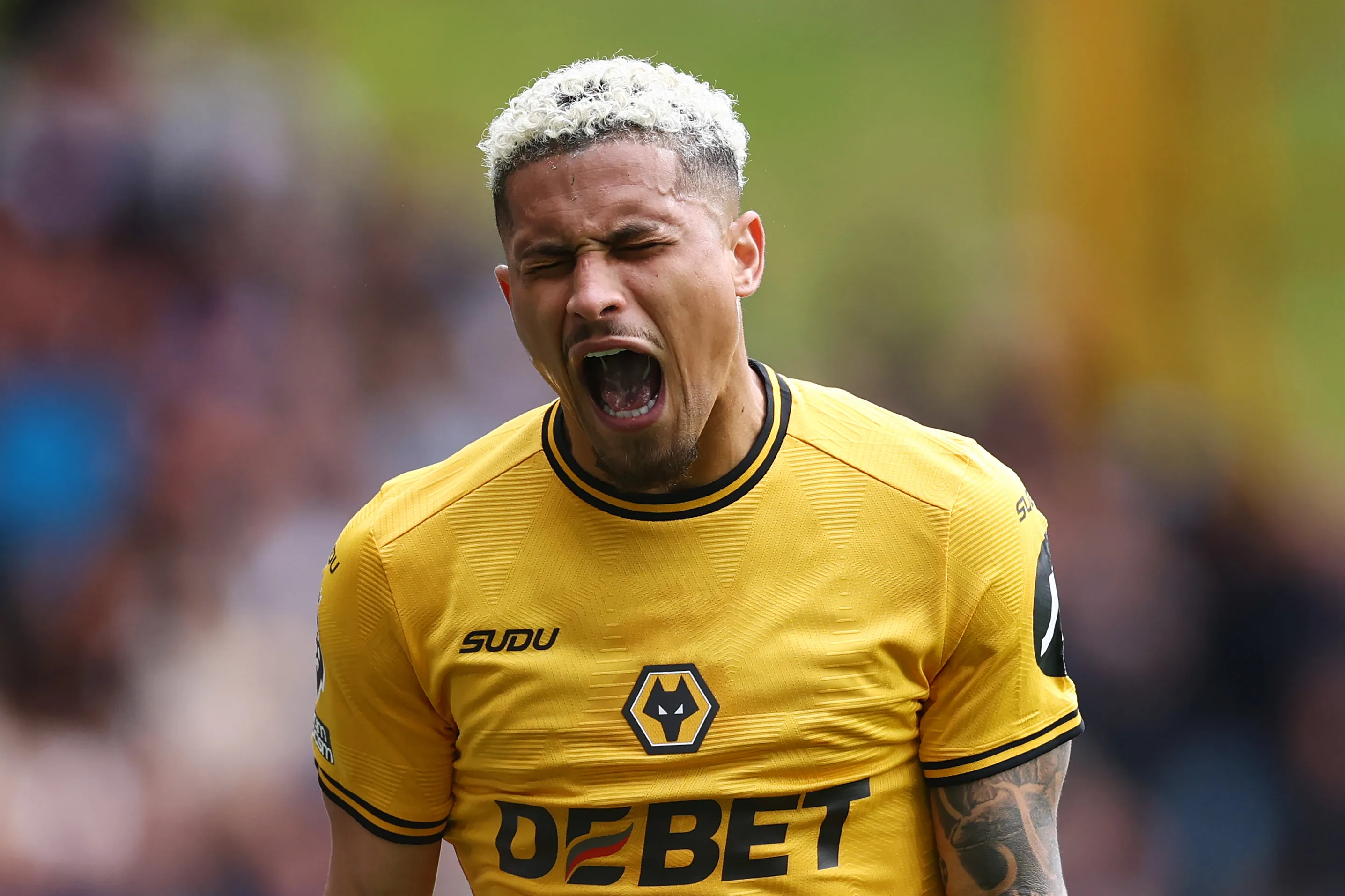 João Gomes defende o Wolves, da Inglaterra. Foto: Dan Istitene/Getty Images