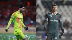 Rossi e Léo Jardim. Fotos: Maxi Franzoi/AGIF e Thiago Ribeiro/AGIF.