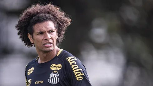 Willian Arão em treino do Peixe - Foto: Raul Baretta/ Santos FC.