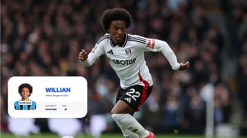Willian, novo atacante do Grêmio atuando pelo Fulham (Foto: Alex Davidson/Getty Images)
