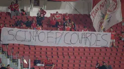 Torcida do Internacional protestou em razão da má fase do clube na temporada