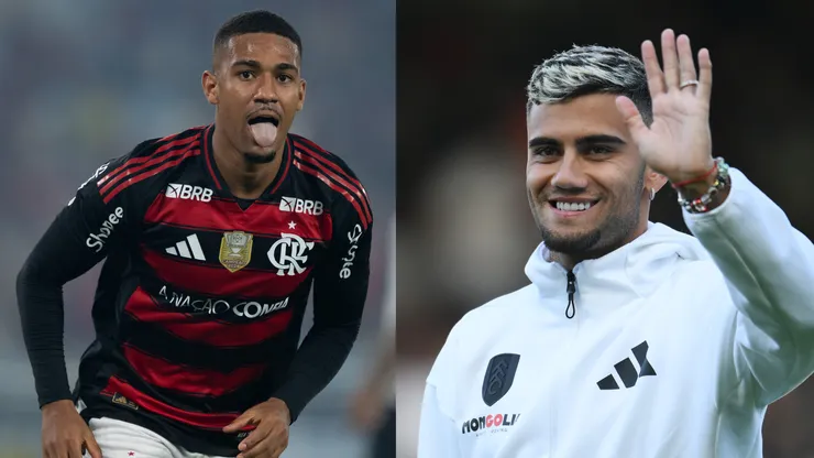 Flamengo e Palmeiras batem recorde mais uma vez e assustam com valores em compras e vendas de jogadores. FotoxFoto: Samuel Lino (AGIF); Andreas (Getty Images)
