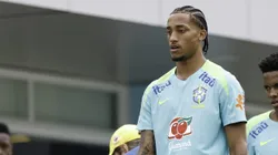 João Pedro atacante da Seleção Brasileira durante coletiva de imprensa - FOTO: @rafaelribeirorio / CBF