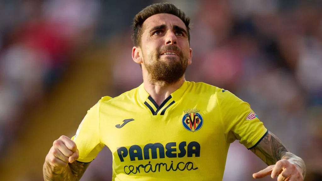 Paco Alcácer, atuando como atacante do Villarreal no campeonato espanhol (Foto: Angel Martinez/Getty Images)
