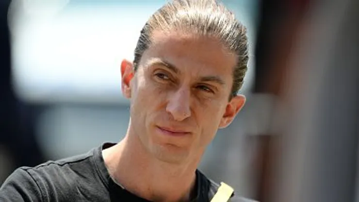 Filipe Luís antes de partida entre Flamengo e Chelsea, nos Estados Unidos, pelo Mundial de Clubes. Foto: David Ramos