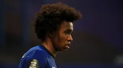 Willian com a camisa do Chelsea. (Foto: Adam Davy/Pool via Getty Images)