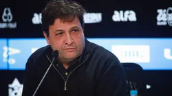Alberto Guerra, Presidente do Gremio durante em coletiva de imprensa. Foto: Maxi Franzoi/AGIF