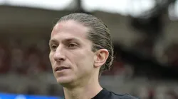 RJ - RIO DE JANEIRO - 31/08/2025 - BRASILEIRO A 2025, FLAMENGO X GREMIO - Filipe Luis tecnico do Flamengo durante partida contra o Gremio no estadio Maracana pelo campeonato Brasileiro A 2025.