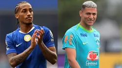 João Pedro e Richarlison disputam vaga na Seleção Brasileira - Fotos: Mike Hewitt/Getty Images e Ettore Chiereguini/AGIF