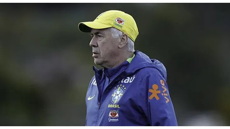 Ancelotti na Seleção Brasileira. Ancelotti na Seleção Brasileira. Ancelotti na Seleção Brasileira. FOTO: @rafaelribeirorio / CBF