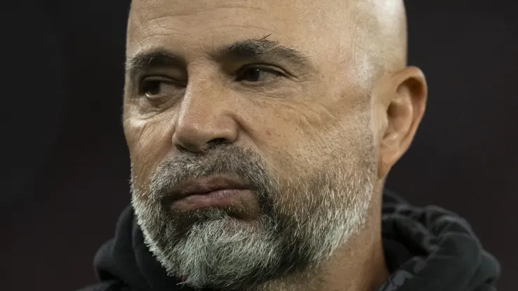 Sampaoli durante jogo da Libertadores 2023