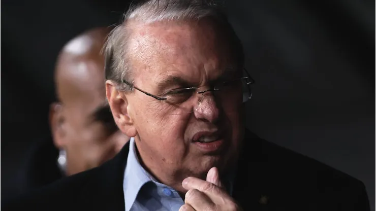 Presidente Osmar Stabile durante partida entre Corinthians e Palmeiras, na Neo Química Arena, pelo Brasileirão.