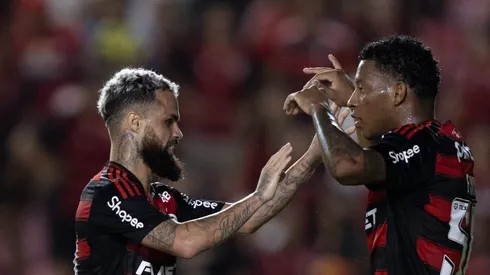 Michael durante partida do Fla pela Copa do Brasil.