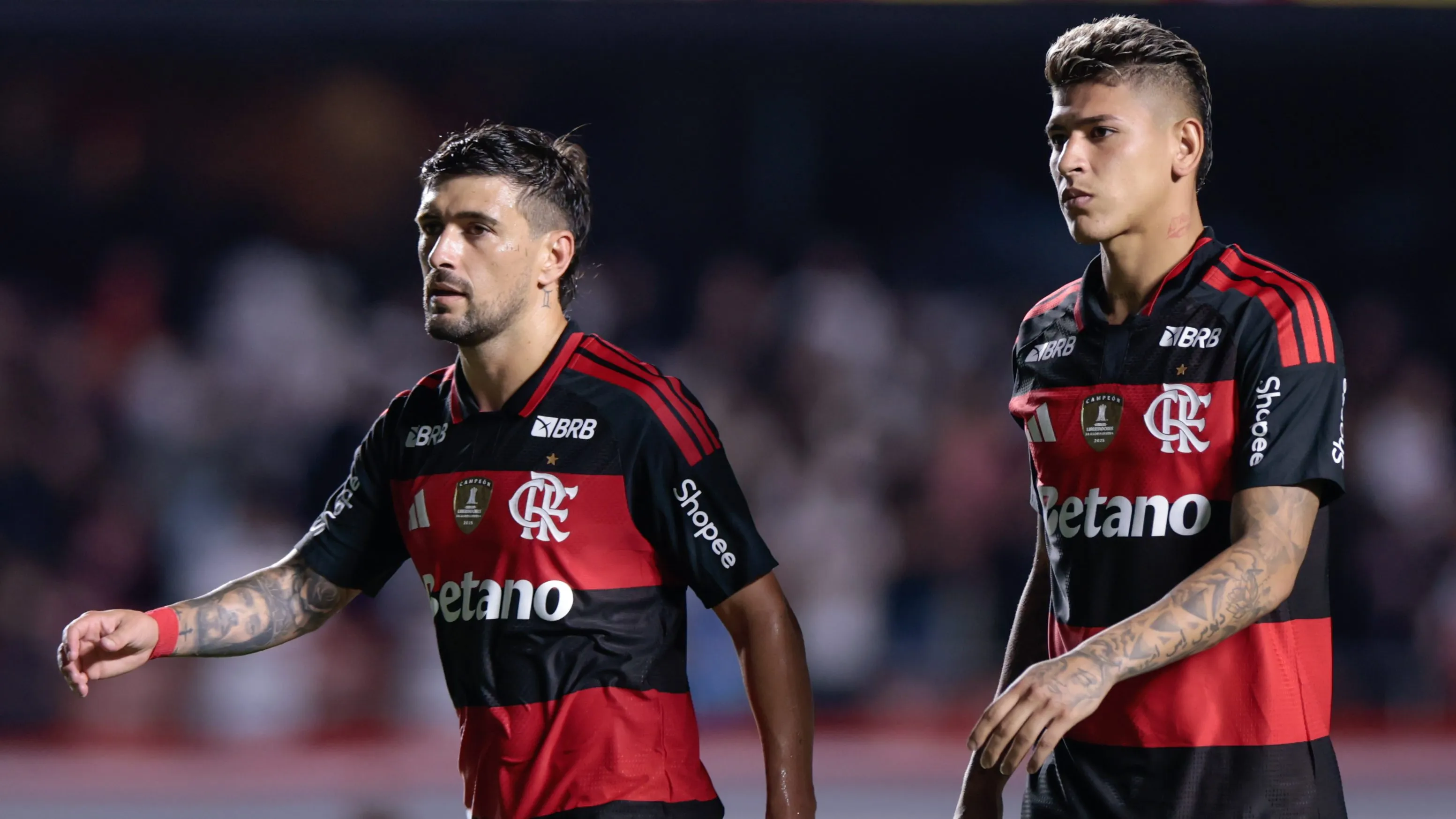 Arrascaeta e Carrascal são destaques no Flamengo, um dos clubes mais odiados. Foto: Marcello Zambrana/AGIF