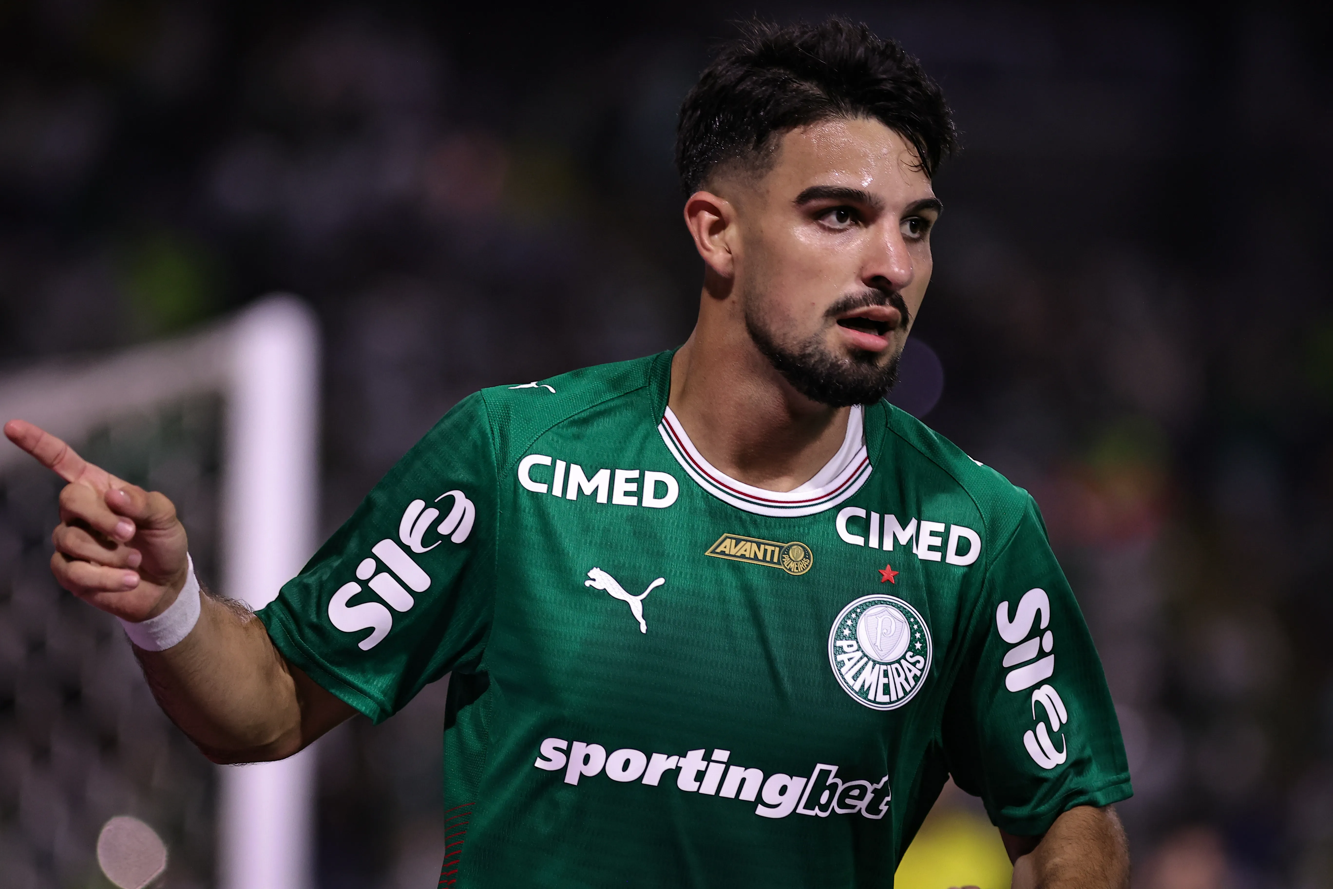 Flaco López é um dos artilheiros do Palmeiras. Foto: Fabio Giannelli/AGIF