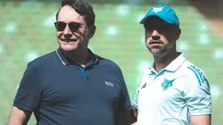 Pedrinho e Jonas Urias. Foto: Gustavo Martins/Cruzeiro