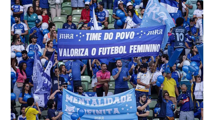 Torcida celeste. Foto: Cris Mattos/Staff Images Woman/CBF