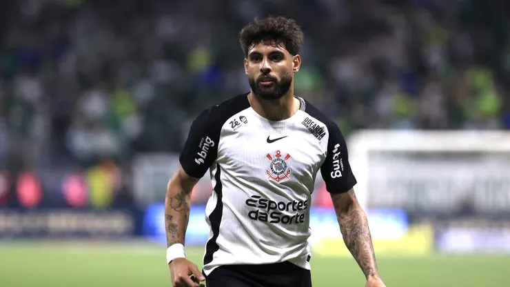 SP - SAO PAULO - 06/08/2025 - COPA DO BRASIL 2025, PALMEIRAS X CORINTHIANS - Yuri Alberto jogador do Corinthians durante partida contra o Palmeiras no estadio Arena Allianz Parque pelo campeonato Copa Do Brasil 2025. Foto: Marcello Zambrana/AGIF