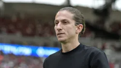 RJ - RIO DE JANEIRO - 31/08/2025 - BRASILEIRO A 2025, FLAMENGO X GREMIO - Filipe Luis tecnico do Flamengo durante partida contra o Gremio no estadio Maracana pelo campeonato Brasileiro A 2025. Foto: Thiago Ribeiro/AGIF