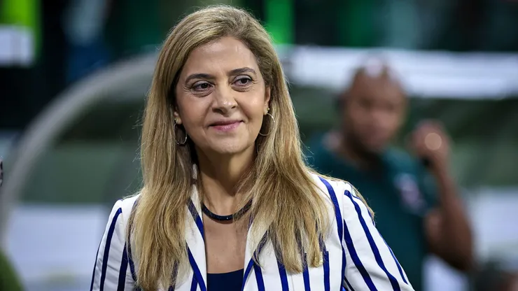 Leila Pereira é a presidente do Palmeiras. Foto: Fabio Giannelli/AGIF