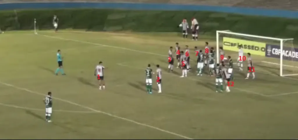 Imagem foi usada pelo Guarani em denúncia. Foto: Reprodução/GE.