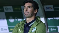 Abel Ferreira, técnico do Palmeiras, durante a partida contra o Sport no Allianz Parque em Sao Paulo (SP), pelo campeonato Brasileiro A 2025. Foto: Marlon Costa/AGIF
