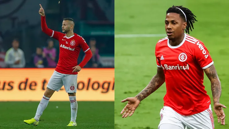 Nico López e Abel Hernandez passaram pelo Internacional. (Foto: Jeferson Guareze/AGIF | Pedro H. Tesch/AGIF)