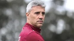 Crespo em treino no CT da Barra Funda