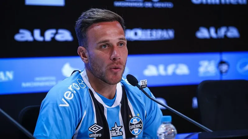 Arthur no Grêmio. FOTO: LUCAS UEBEL/GREMIO FBPA