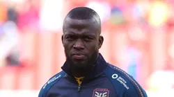 Enner Valencia durante partida das eliminatórias sul-americanas