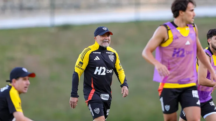 Treinador iniciou nesta quarta-feira trabalhos com o Galo (Foto : Paulo Henrique França / Atlético)