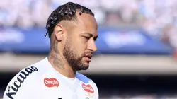 Neymar em partida do Santos