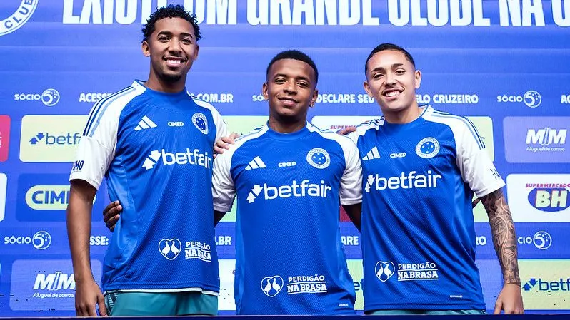Reforços do Cruzeiro. Foto: Cruzeiro