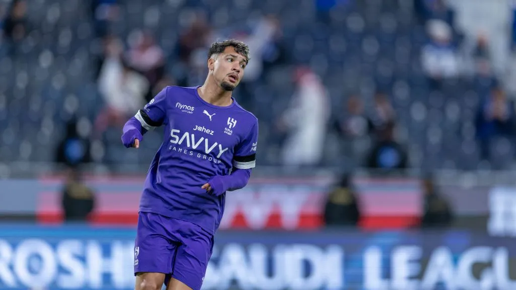 Marcos Leonardo, alvo do São Paulo. Foto: Abdullah Ahmed/Getty Images
