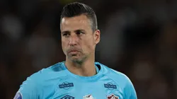 Fabio goleiro do Fluminense durante partida contra o America de Cali no estadio Maracana pelo campeonato Copa Libertadores 2025. Foto: Jorge Rodrigues/AGIF