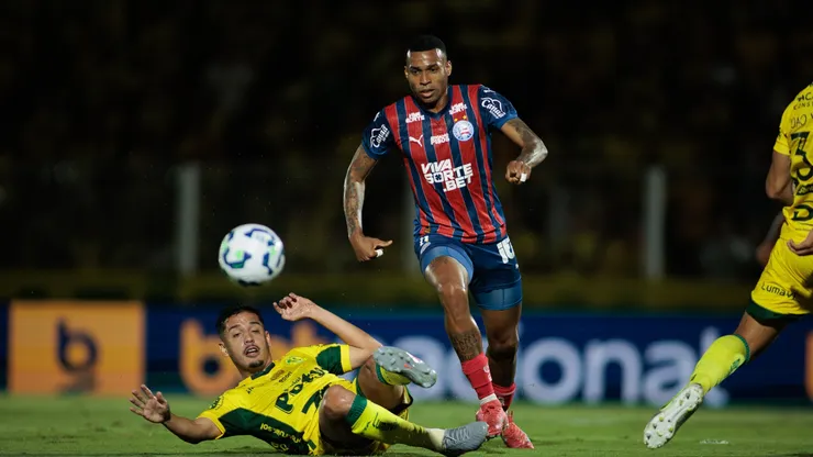 SP - MIRASSOL - 31/08/2025 - BRASILEIRO A 2025, MIRASSOL X BAHIA - Jean Lucas jogador do Bahia durante partida contra o Mirassol no estádio Jose Maria de Campos Maia pelo campeonato Brasileiro A 2025. Foto: Vinicius Silva/AGIF
