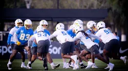 Treino dos Los Angeles Chargers, da NFL - Foto Rodrigo CocaAgência Corinthians