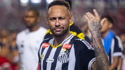 Neymar durante partida entre CRB e Santos, pela Copa do Brasil, Estádio Rei Pelé.