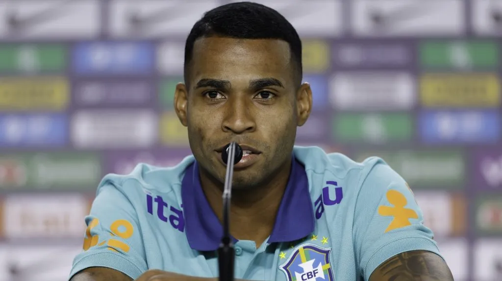 Jean Lucas durante entrevista coletiva. Foto: Rafael Ribeiro/CBF