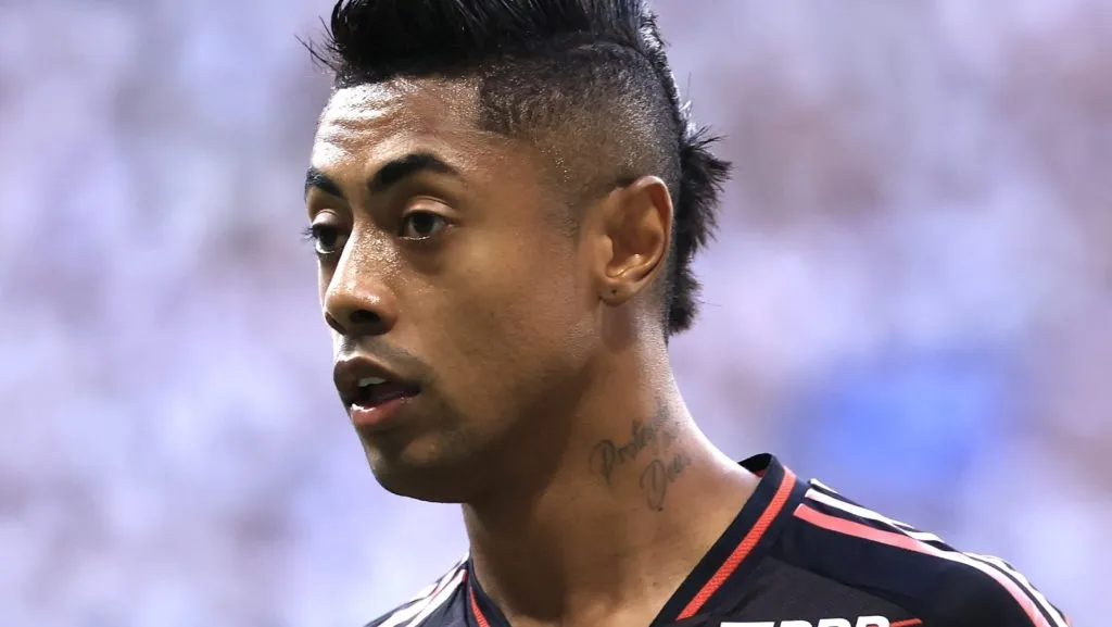 Bruno Henrique durante partida. Foto: Marcello Zambrana/AGIF